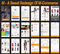 UI设计－产品销售(商城类)：M - A Sweet Redesign Of M-Commerce